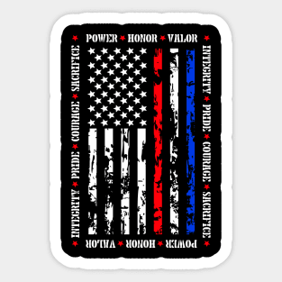 US FLAG Sticker